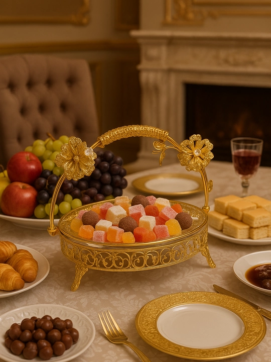 Тарелки для богемной сервировки стола, шоколадница, мясное ассорти и фруктов, на подарок