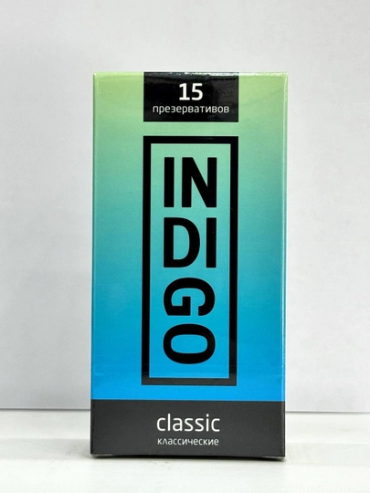Презервативы INDIGO Classic 15шт — GSH25-ИНДИИЗД15