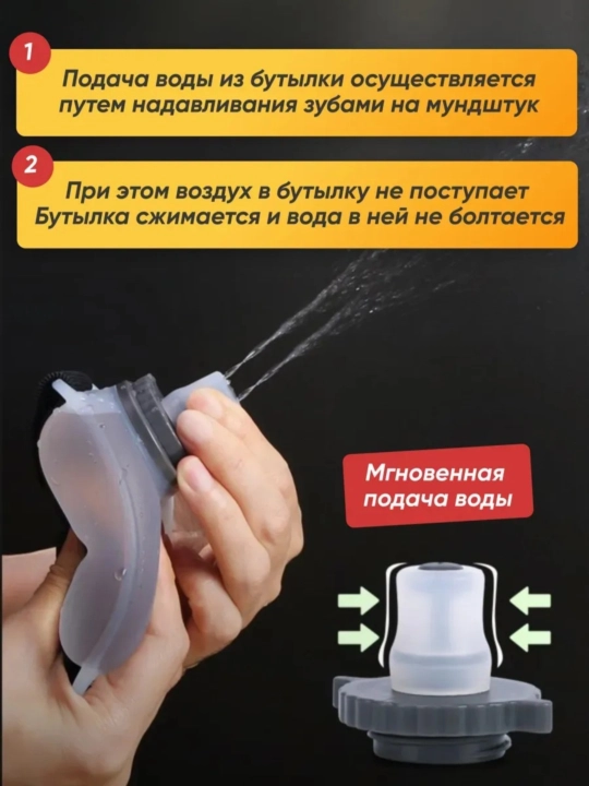 Qo'lga taqiladigan sport suvidan idish, Suv shishasi - 200 ml