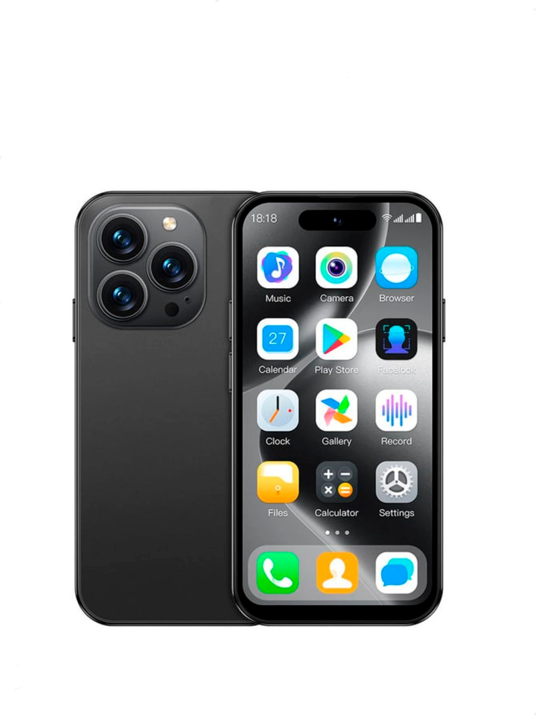 Mini smartfon, sensorli telefon, Android 12, xotirasi 2/16 GB 721640 so ...