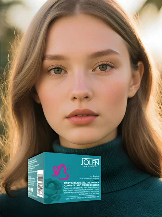 Jolen yuz nemlendiricisi, Jojoba yog'i va Hindiston yong'og'i ekstrakti bilan, 50 g