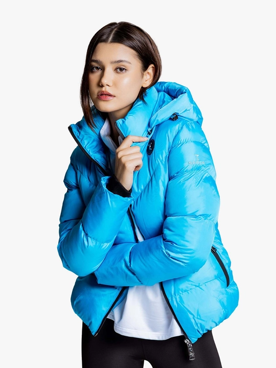 Ayollar kurtkasi 7SABER Puffer Pro qishki kalta puchovik