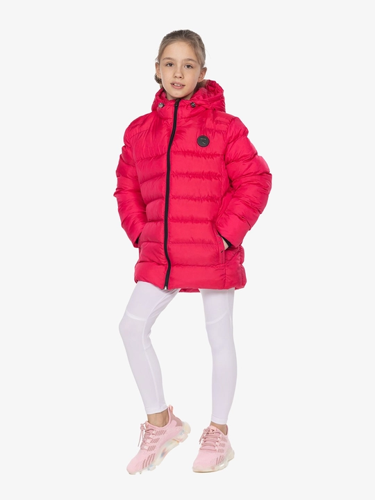 Детская куртка 7SABER Puffy Kids удлиненный пуховик с капюшоном