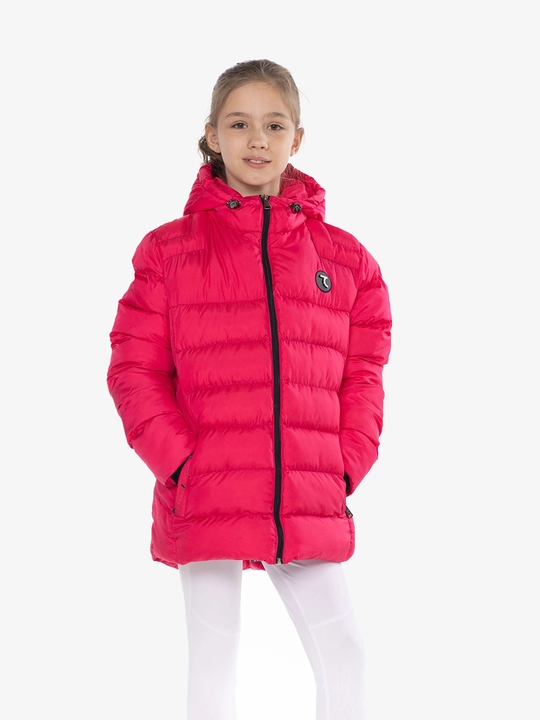 Детская куртка 7SABER Puffy Kids удлиненный пуховик с капюшоном