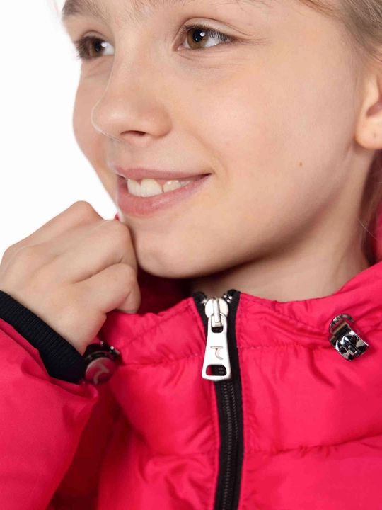 Детская куртка 7SABER Puffy Kids удлиненный пуховик с капюшоном