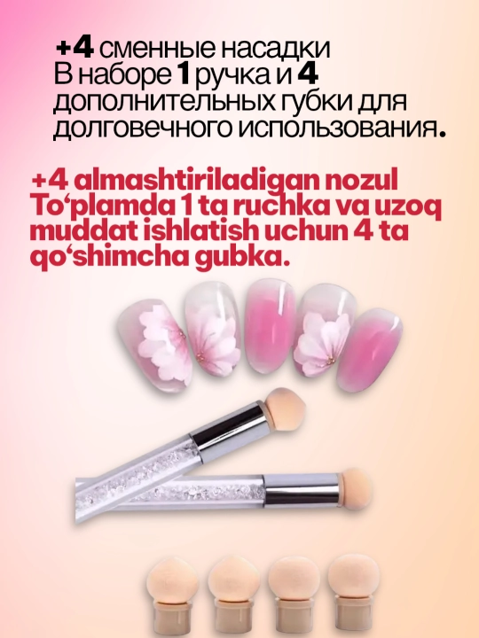 Набор для дизайна для ногтей Аэропуфинг