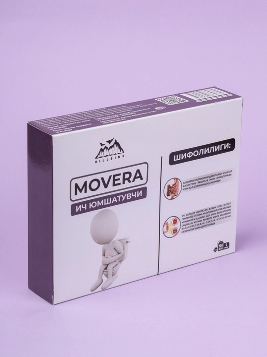 MOVERA — Ichni yumshatuvchi va hazmni yengillashtiruvchi tabiiy choy - 