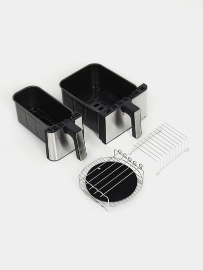Deime aerogrill, 6, 7, 8, 10 l, yog‘siz qovurish, 1800 Vt quvvatli, ko‘p funksiyali