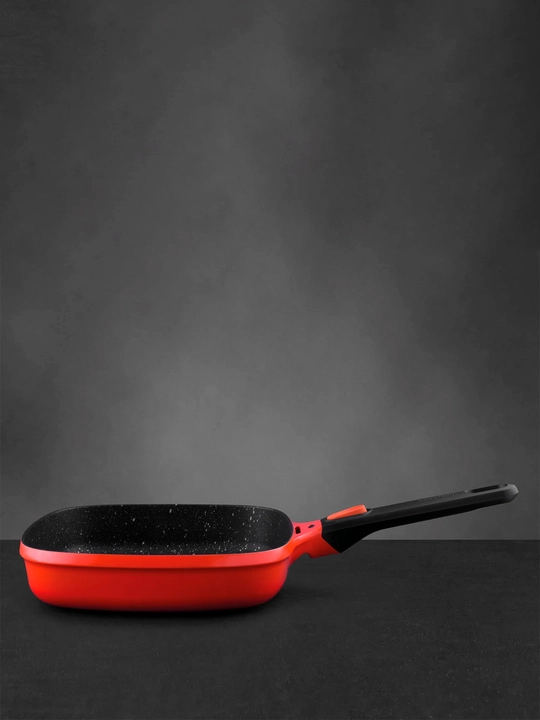 BergHOFF Gem Gril Tovasi 24 sm, yechiladigan dasta, quyma alyuminiy, zargʻaldoq rang