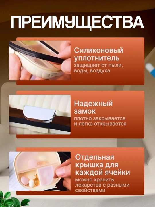 Органайзер аптечка для хранения лекарств