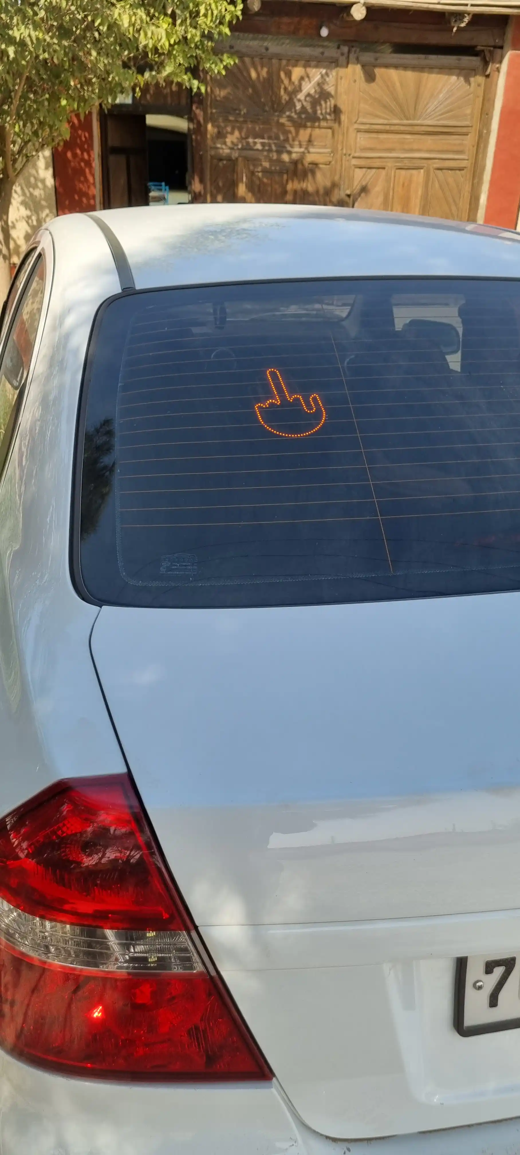 LED Gesture svetodiodli sariq rang qo'l avtomobil oynasi uchun, qo'l ishorasi AutoSTARled