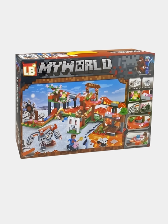 Детский конструктор My world Майнкрафт совместимый с лего
