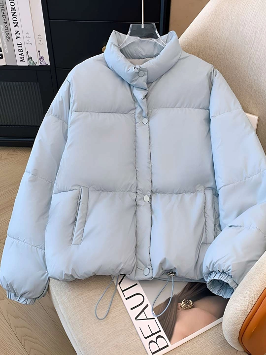 Ayollar kurtkasi, qishki kurtka, issiq oversize kurtka, koreys, kuz va qish uchun