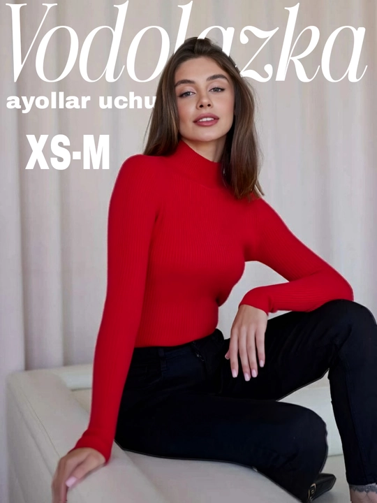 Turtleneck ayollar, tayanch longslive qizlar uchun uzun yengli kozok XS, s, m o'lchamlari