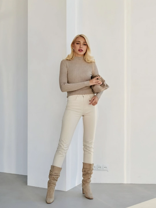 Turtleneck ayollar, tayanch longslive qizlar uchun uzun yengli kozok XS, s, m o'lchamlari
