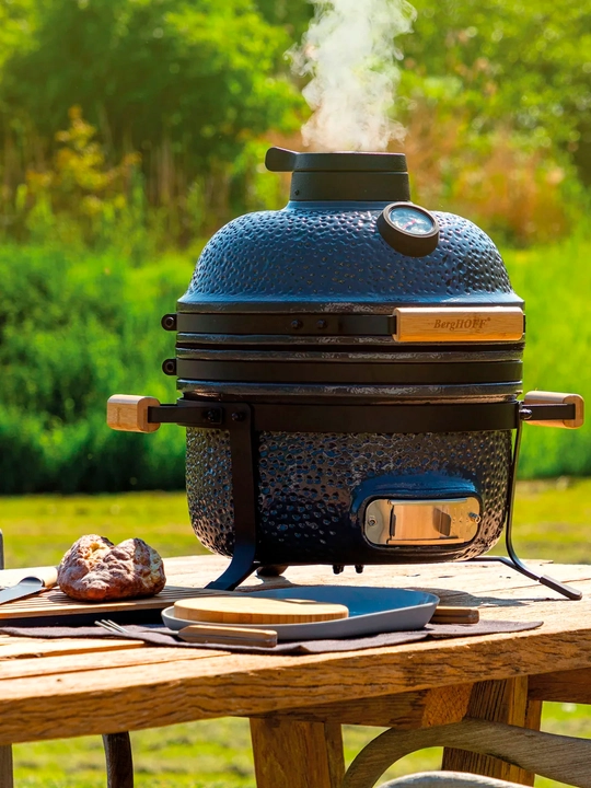 BergHOFF Ron Oʻrtacha keramika gril-barbekyusi 52x54x50 sm, kul rang 2415706