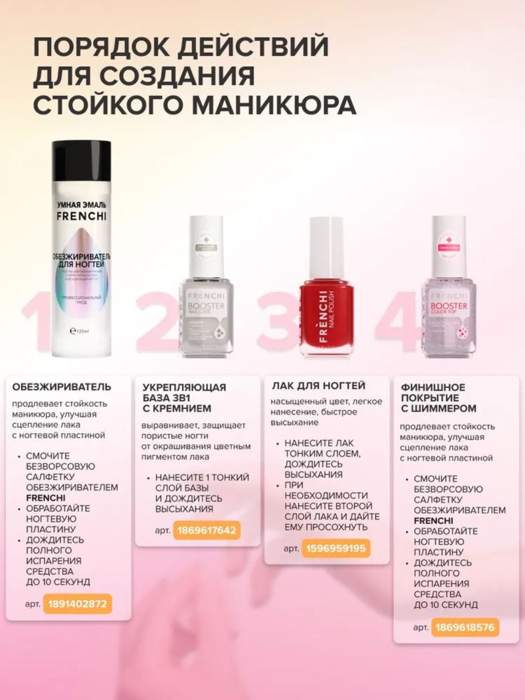 Жидкость для снятия лака без ацетона, лаванда-алоэ, лимонный сорбет, 125 мл