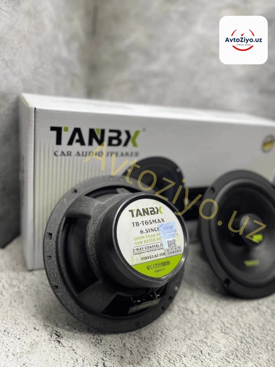 Колонки для авто TANBX TB-T65/55/45 MAX (10, 13, 16 см), динамики в двери и торпеду, 2 шт