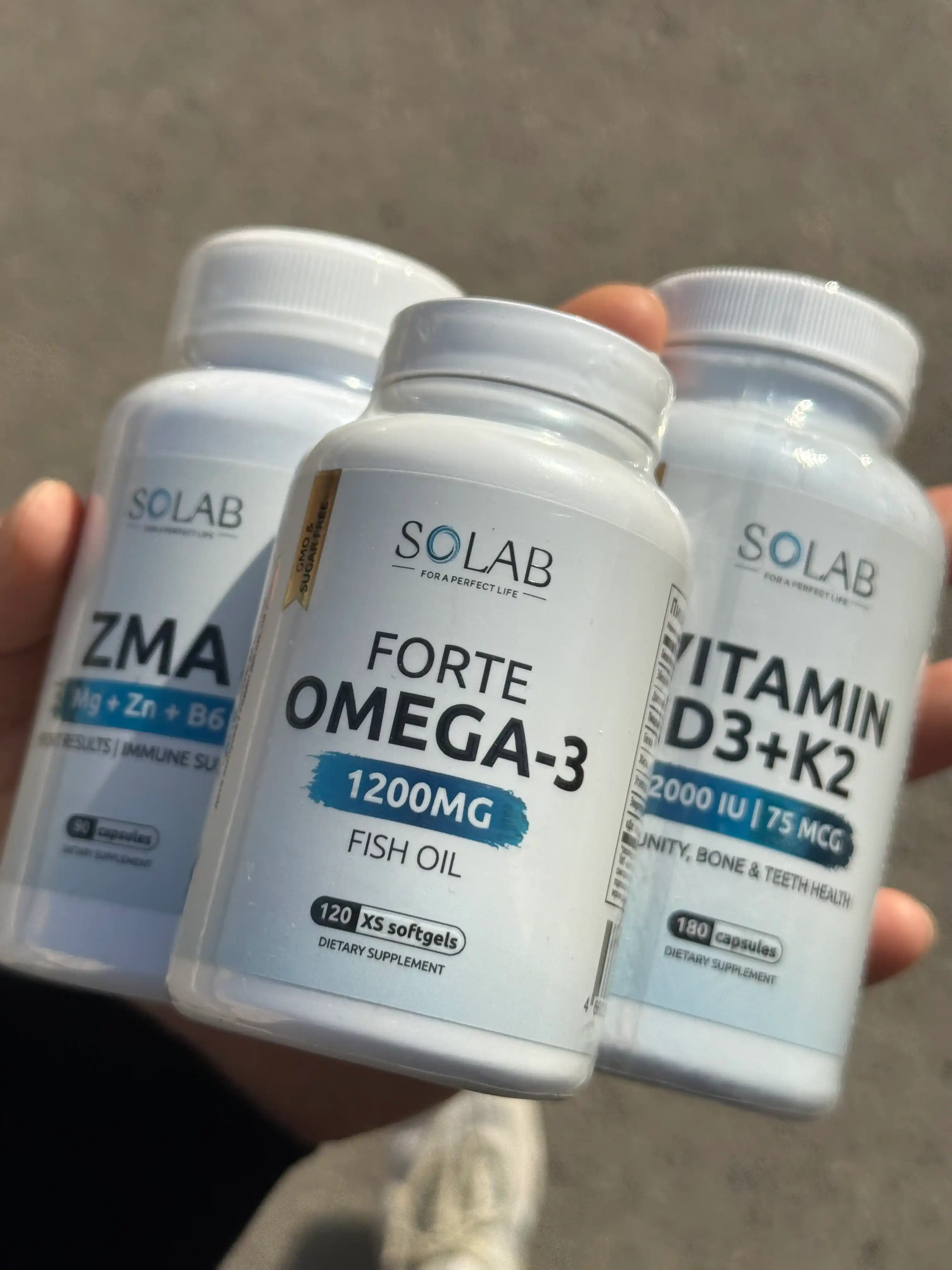 Omega-3, SOLAB, XS 1200 mg, 120 kapsula