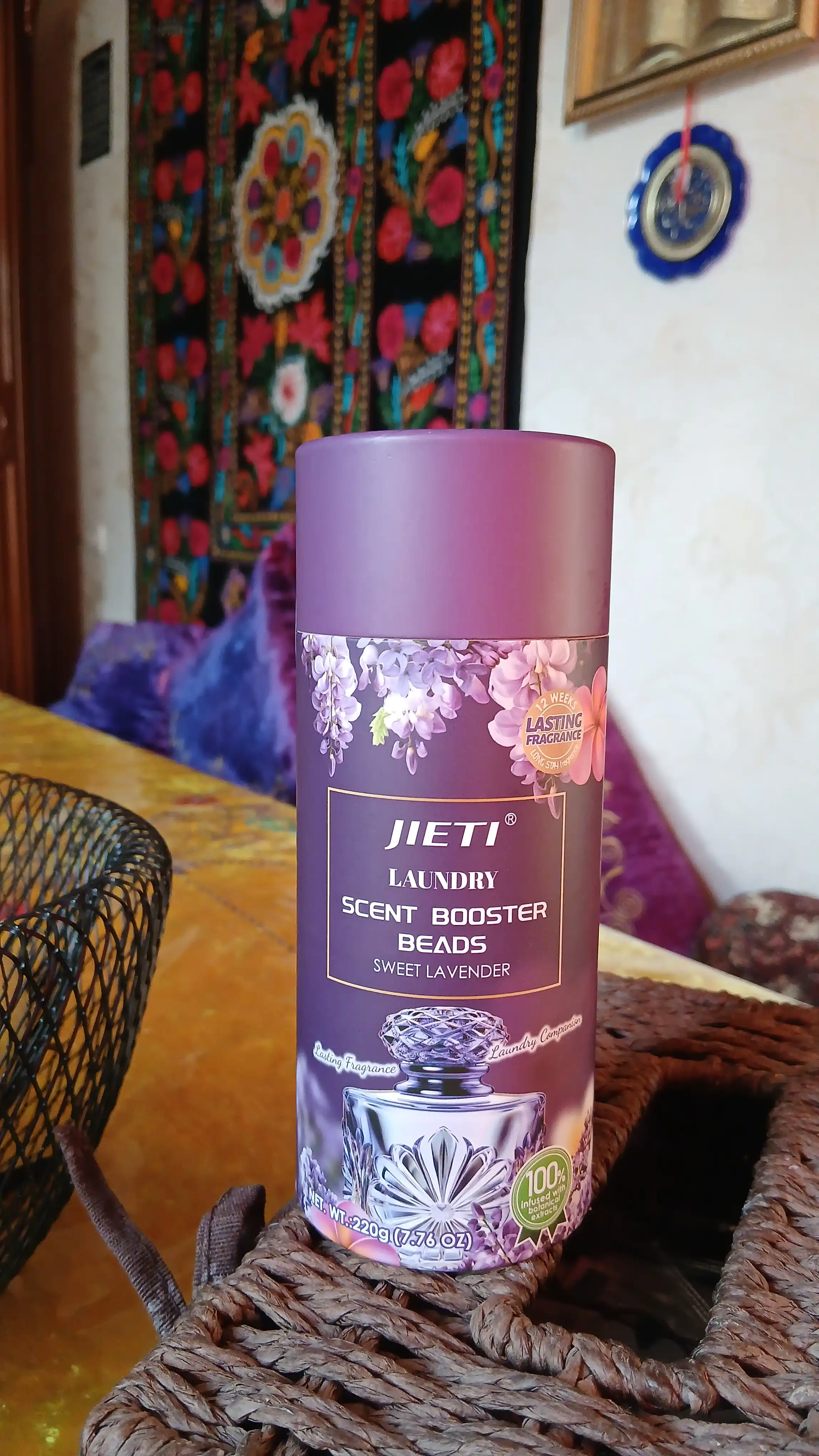 Kir yuvish aromatik granulalari Jieti, kiyimlarni yuvish uchun, 220 g