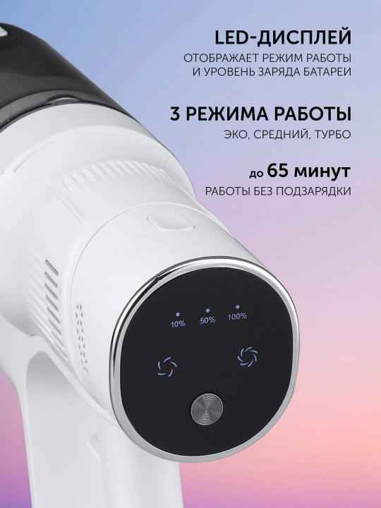 Вертикальный пылесос Polaris PVCS 4010 FusionPRO Pearl