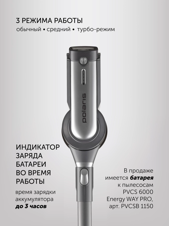 Пылесос портативный PVCS 6000 Energy WAY PRO