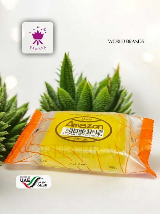 Banafa perfume sovuni – 19 xil yoqimli hid, 80g, BAA-Dubai mahsuloti 🇦🇪