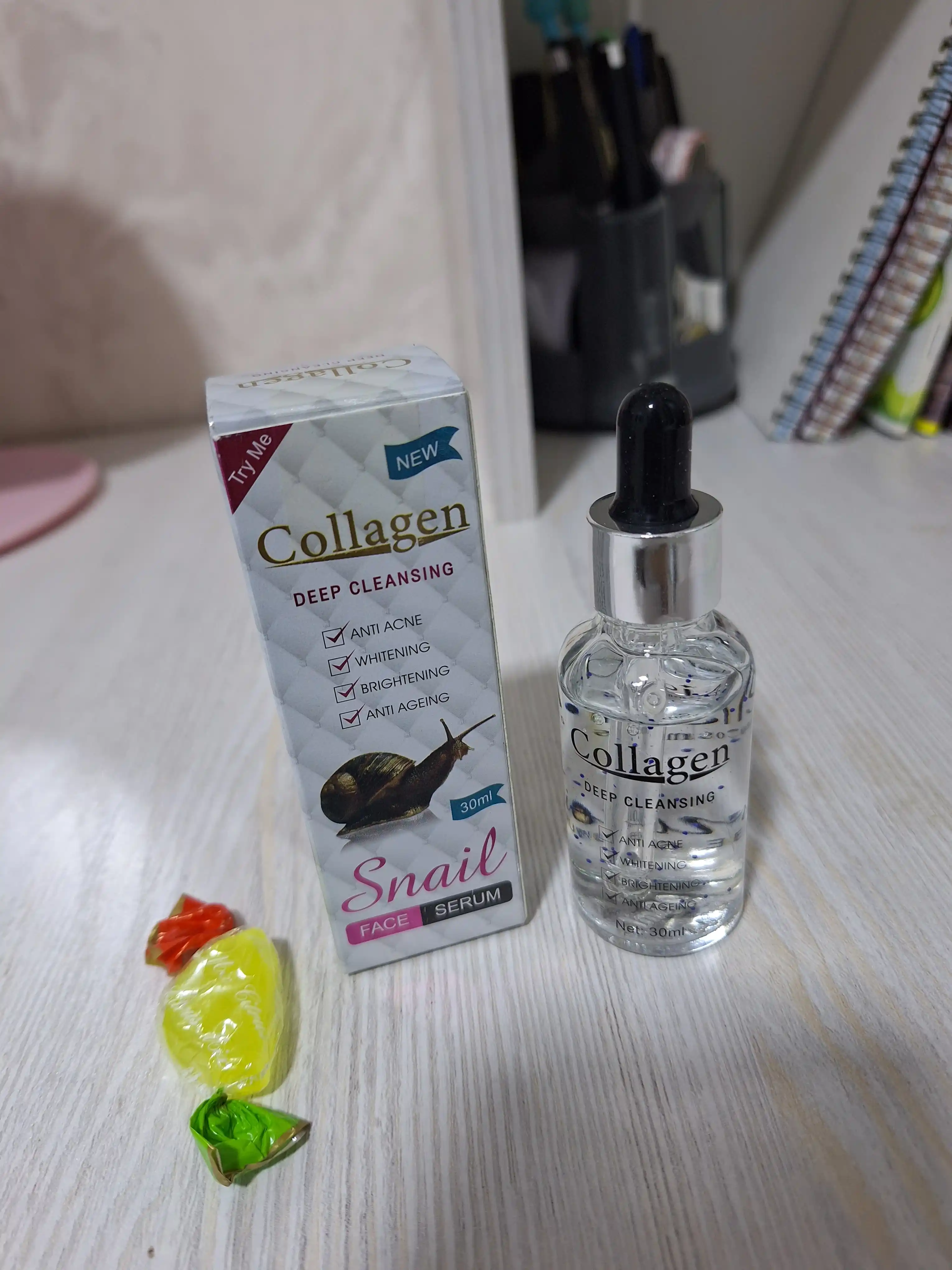 Основа под макияж COLLAGEN, база, праймер для кожи лица, бесцветный, универсальный