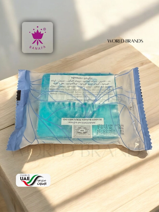 Banafa perfume sovuni – 19 xil yoqimli hid, 80g, BAA-Dubai mahsuloti 🇦🇪