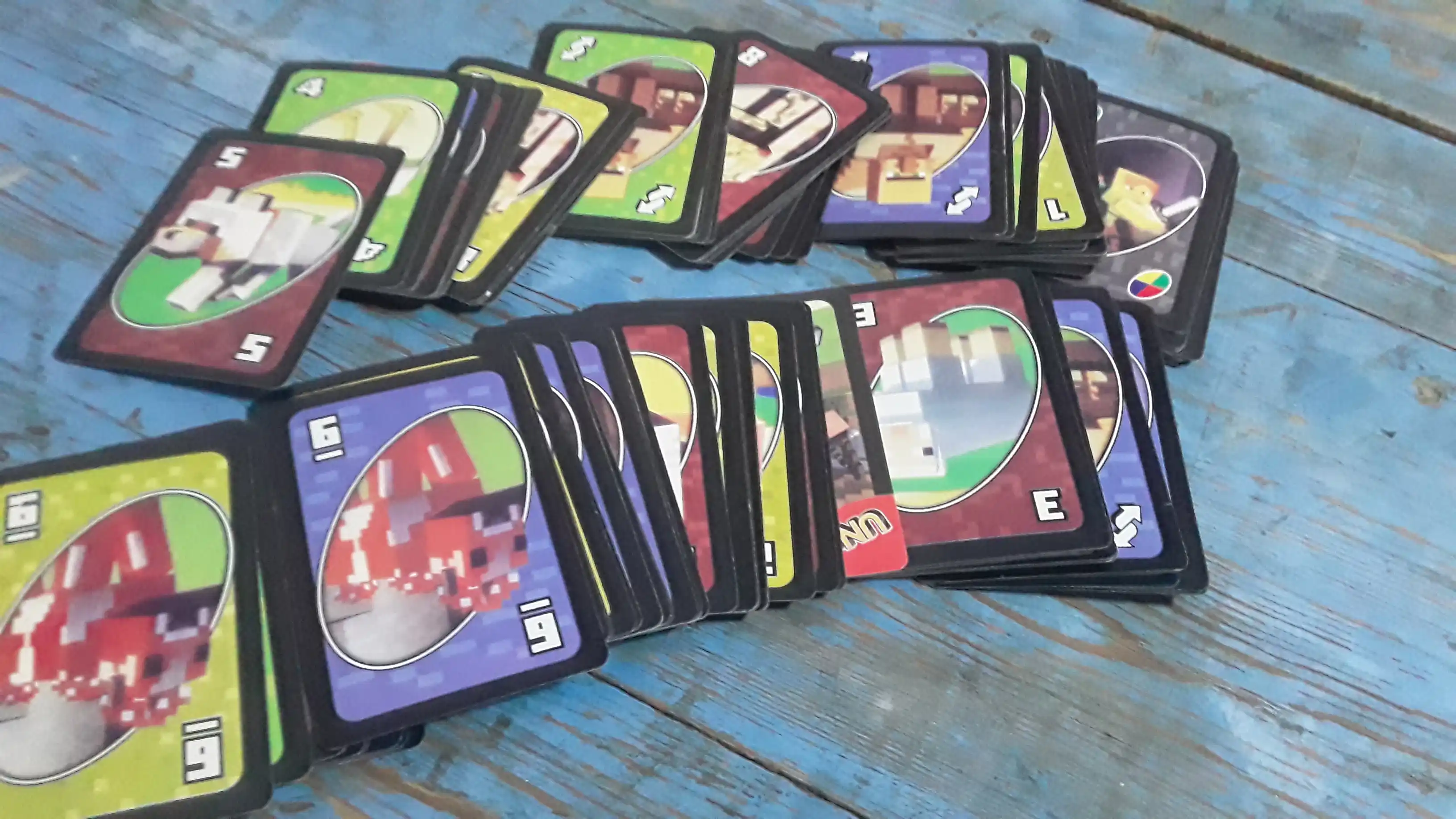 Карточная настольная игра Uno, Uno Anime, Uno Flip, Uno Wild, Uno Minecraft