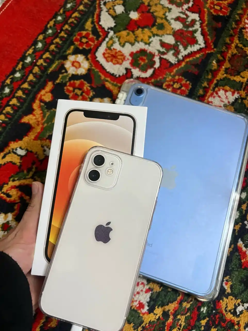 Smartfon Apple iPhone 12, 64/128 GB, SIM+sim, chehol va shisha sovg'a sifatida
