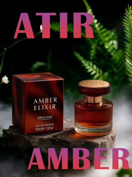 Женская парфюмерная вода Amber Elixir, 50 мл - 