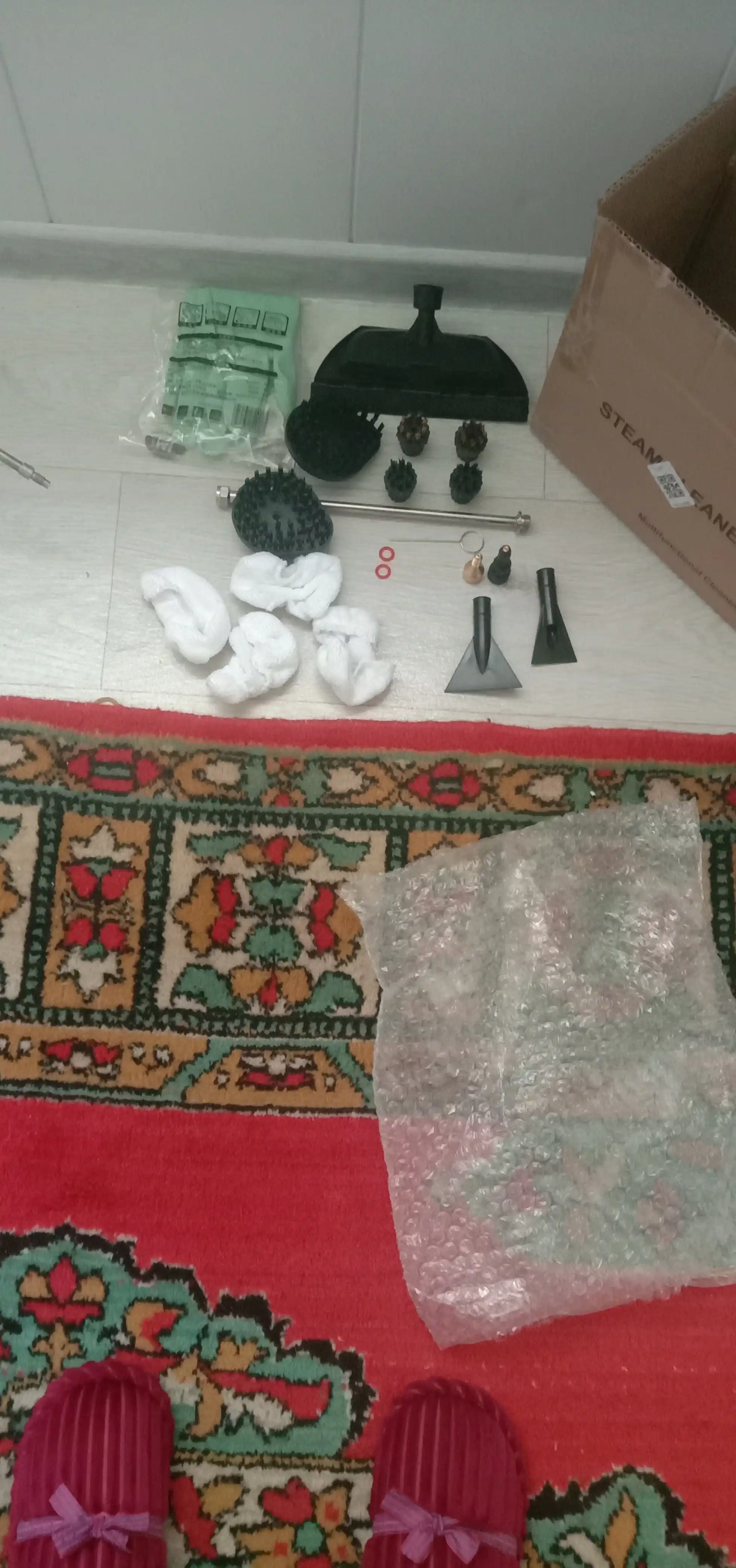 Bug'li tozalagich (17ta nasadkali), uy tozalash uchun paroochistitel