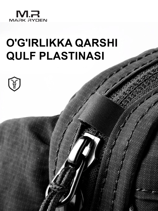 Yelkali sumka Mark Ryden MR308, RFID himoya bilan, erkaklar va ayollar uchun