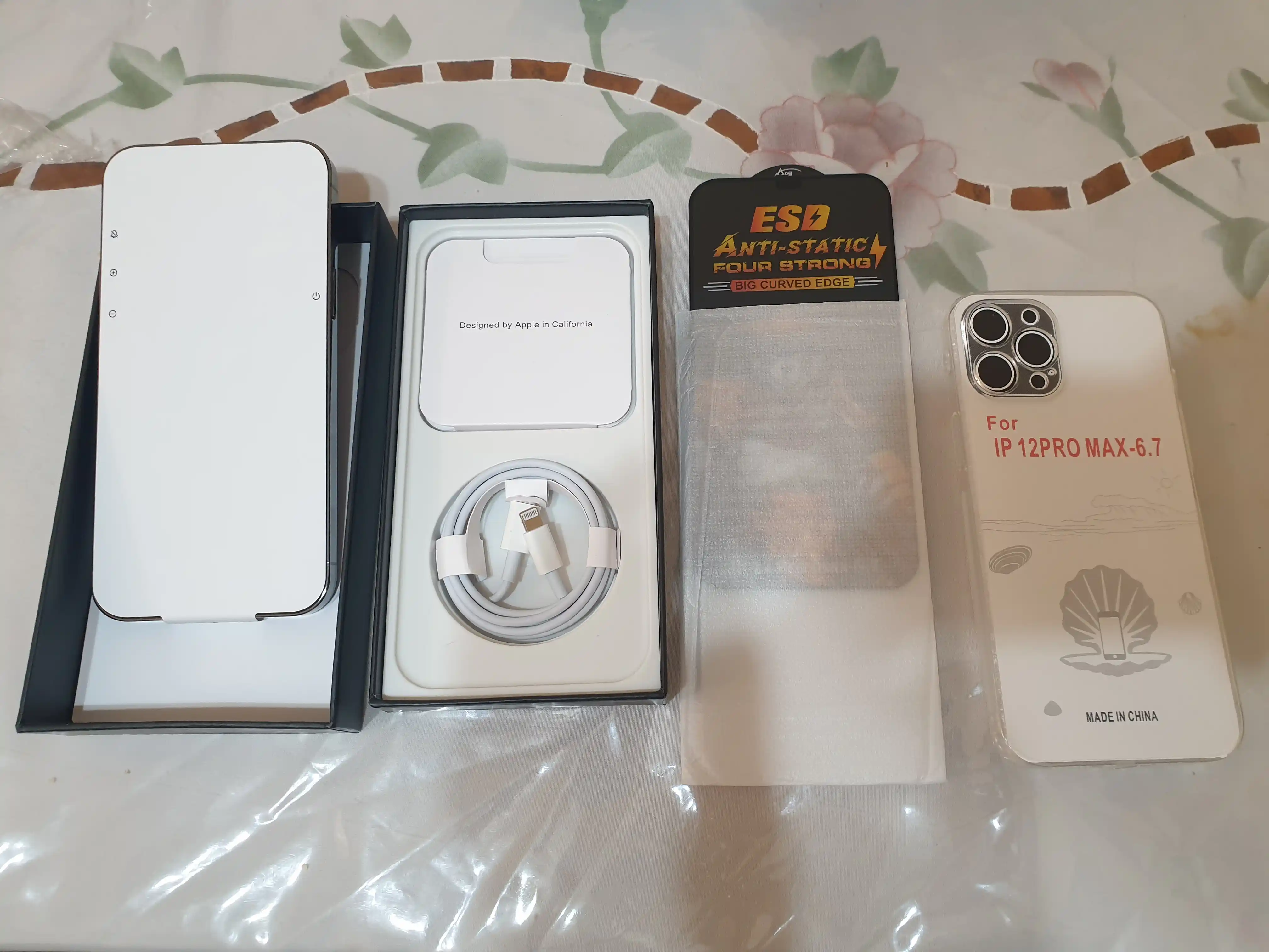 Смартфон Apple iPhone 12 Pro MAX, 128/256 ГБ , SIM+sim, чехол и стекло в подарок