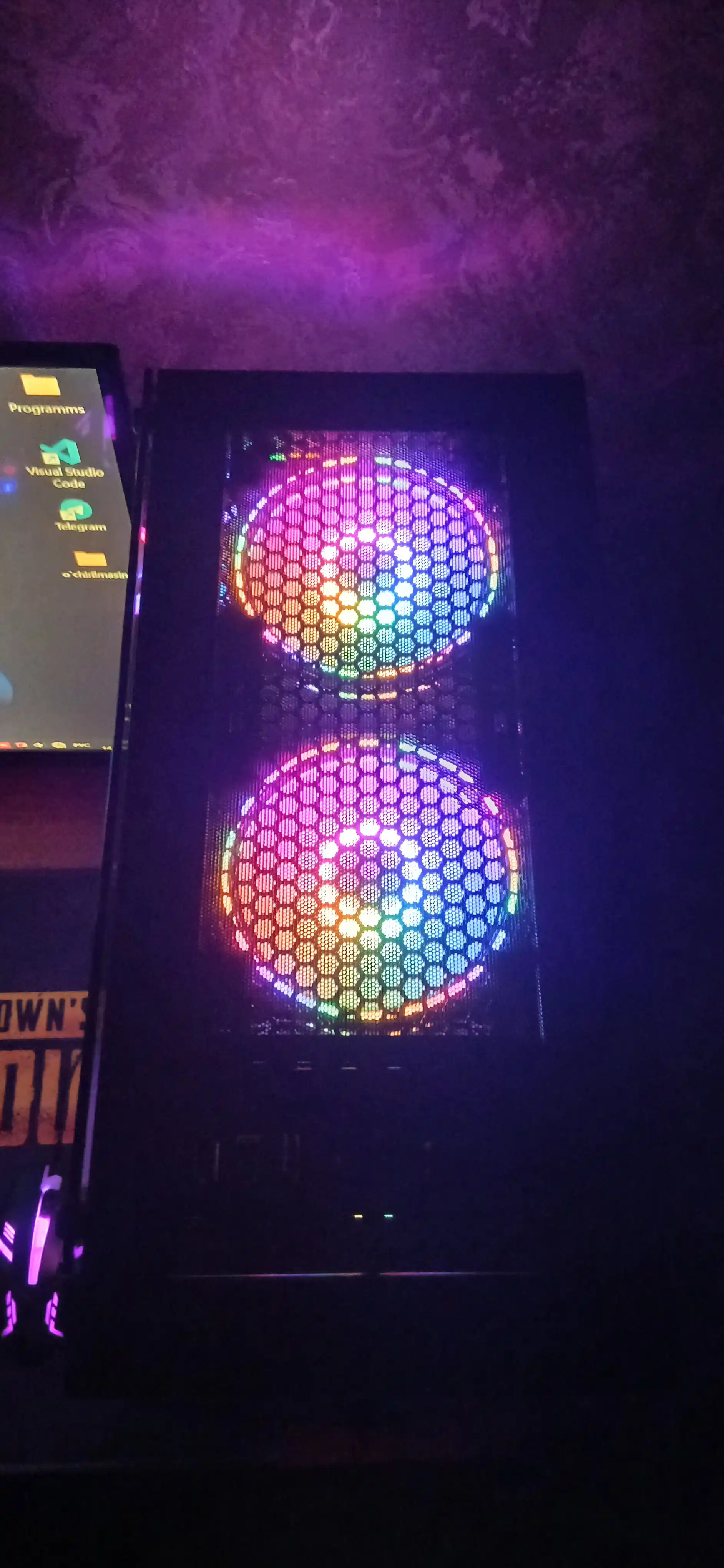 RGB-вентилятор для компьютера, 120 мм , радужный цвет, с высоким воздушным потоком