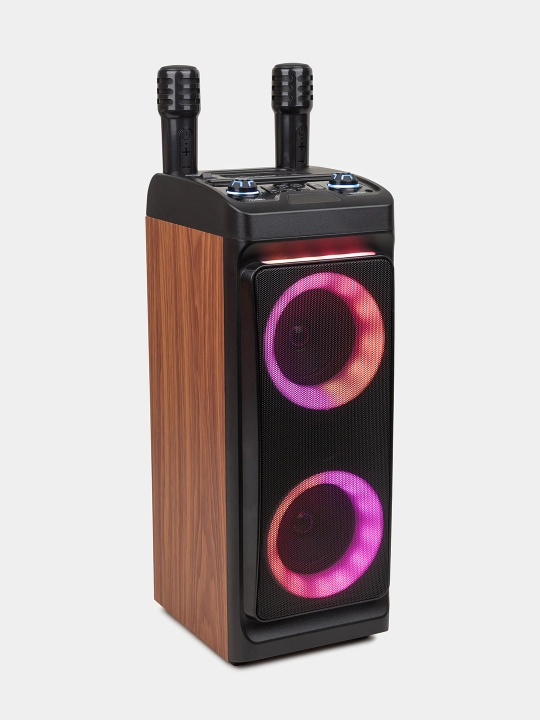 Портативная музыкальная колонка bluetooth ZQS 4290, c микрофоном и светомузыкой, 46 см - 