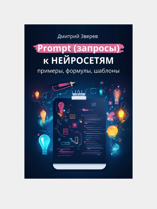 Prompt, запросы к нейросетям, примеры, формулы, шаблоны, Дмитрий Зверев - 