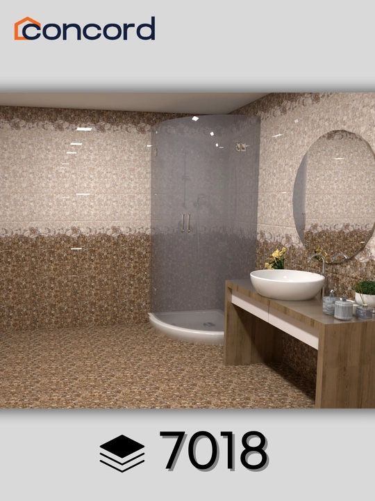 Керамическая плитка Concord 7018, Глянец - 450x300