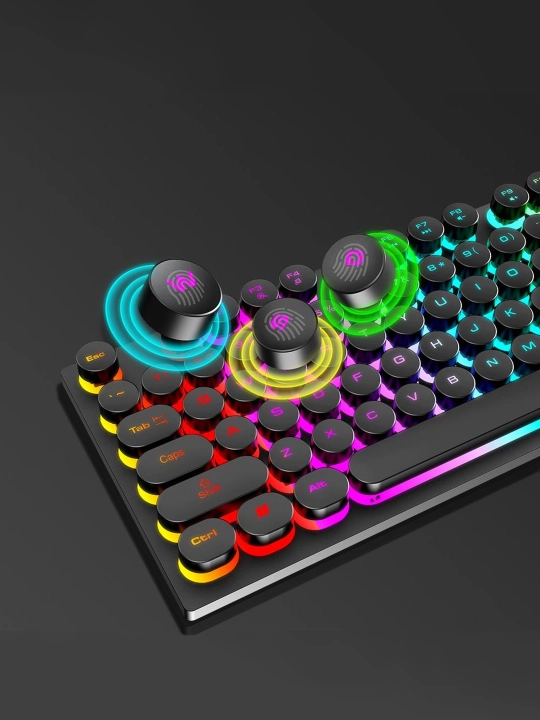 Игровая клавиатура и мышь T-wolf TF200, TF270, с RGB-подсветкой