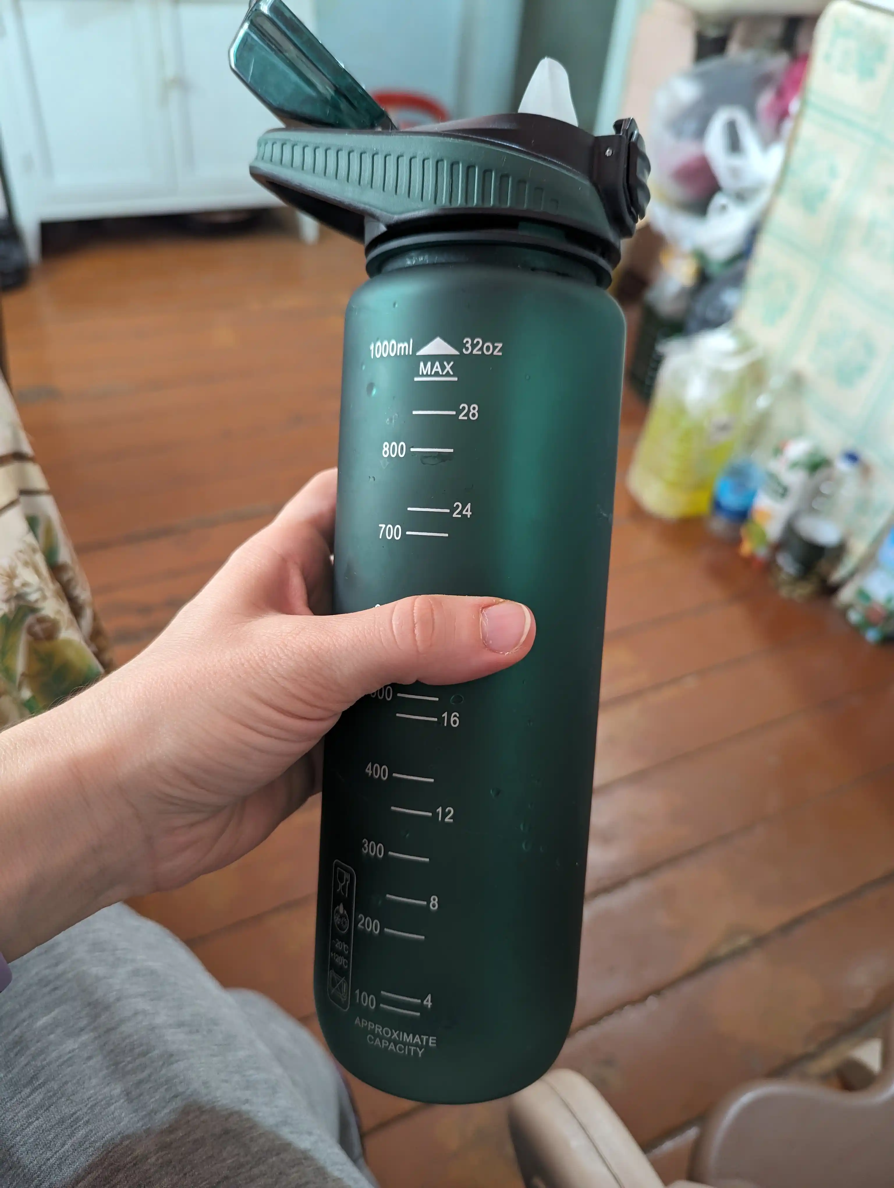 Mat sport suv idishi, qulfli, H2O, 680 ml, 1000 ml