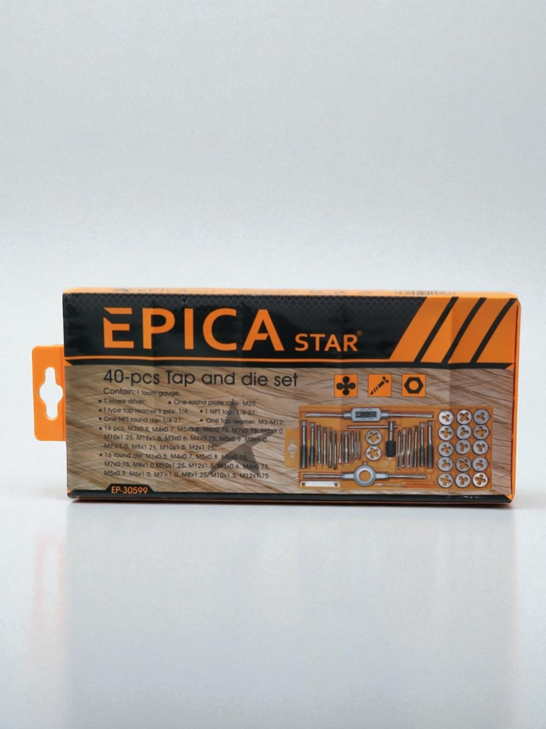 Набор метчиков и плашек 40 шт