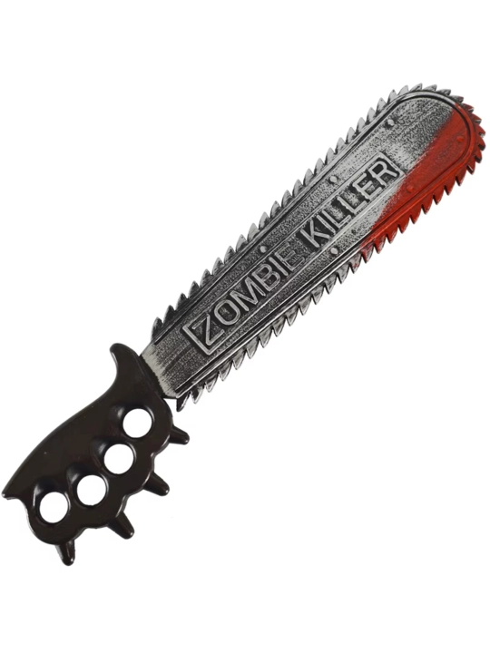 Zombie Killer 50 sm o'yinchoq qurol - dekorativ arra