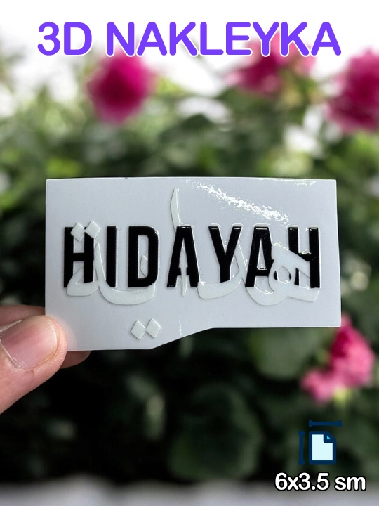 Arab kalligrafiya nakleyka. Sabr stiker - 