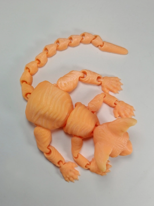 Sfinks mushuk, harakatlanuvchi o‘yinchoq mushuk, mushuk va antistress oqsil. 3d toys
