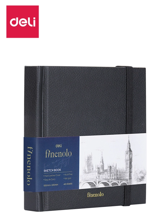 Блокнот для скетчинга 12*12см 40л 160гр EC285 Deli, 285-EC - 