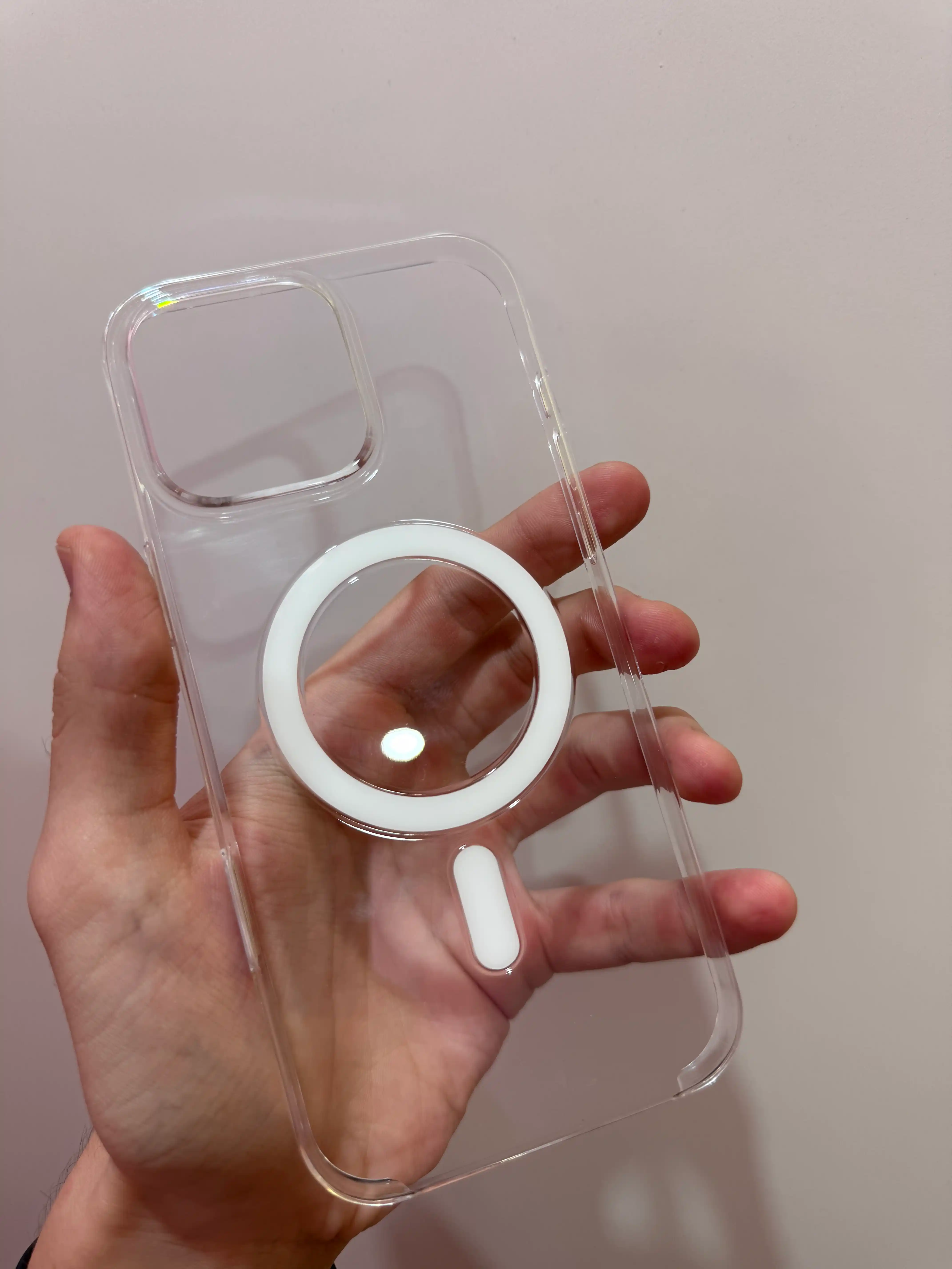 Magsafe, TPU shaffof magnitli korpus AI tugmalari bilan iPhone 16 Pro/Max uchun