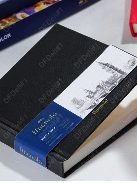 Блокнот для скетчинга 12*12см 40л 160гр EC285 Deli, 285-EC