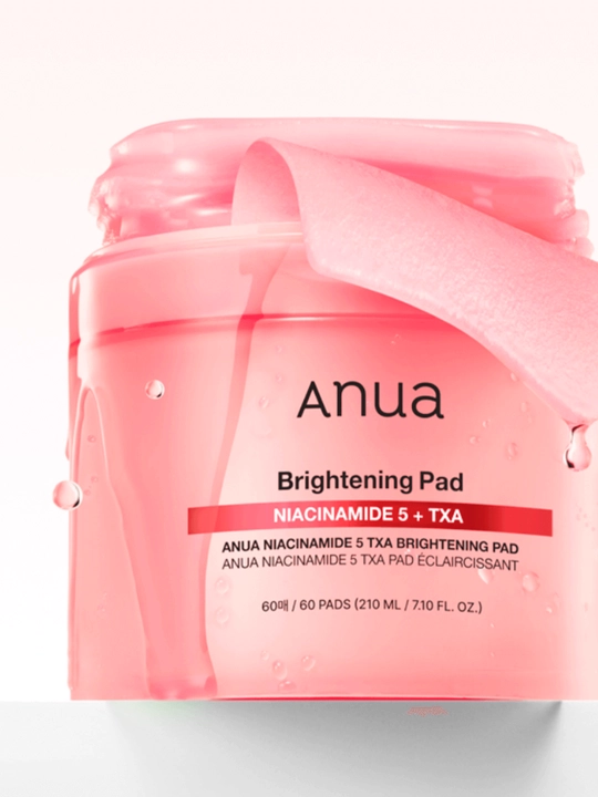 Корейские пэды для лица Anua: Niacinamide TXA, PDRN Hyaluronic и Azelaic Acid, 60-90 шт