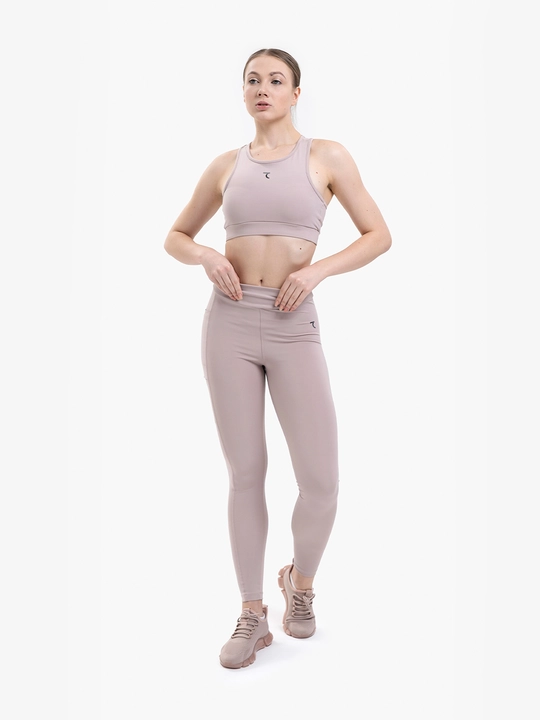 Женские спортивные леггинсы 7SABER Active Flex тайтсы с карманом - 